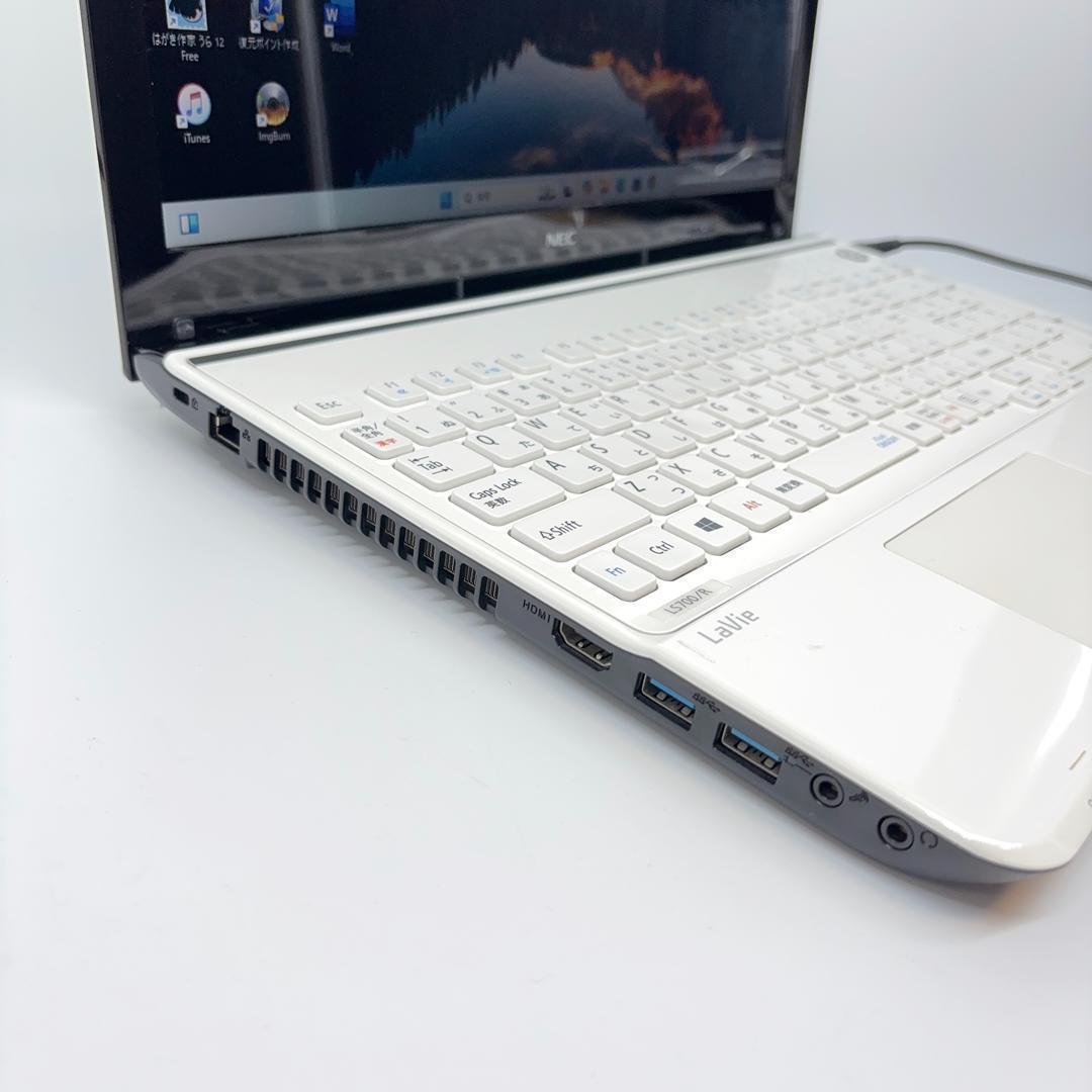 高速ノートパソコン Corei7 16GB Windows11 オフィス A29