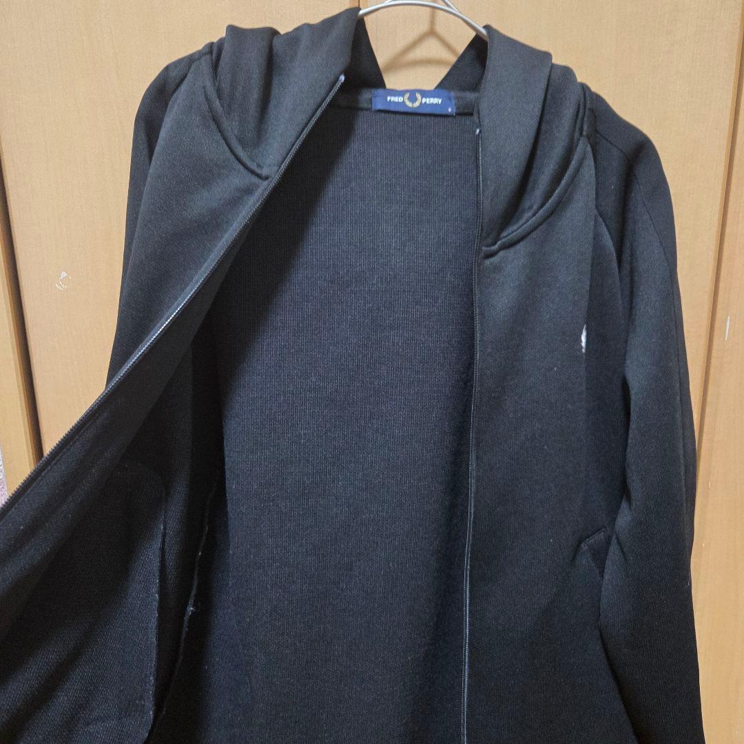 【美品】フレッドペリー　パーカー　ブラック　F1850
