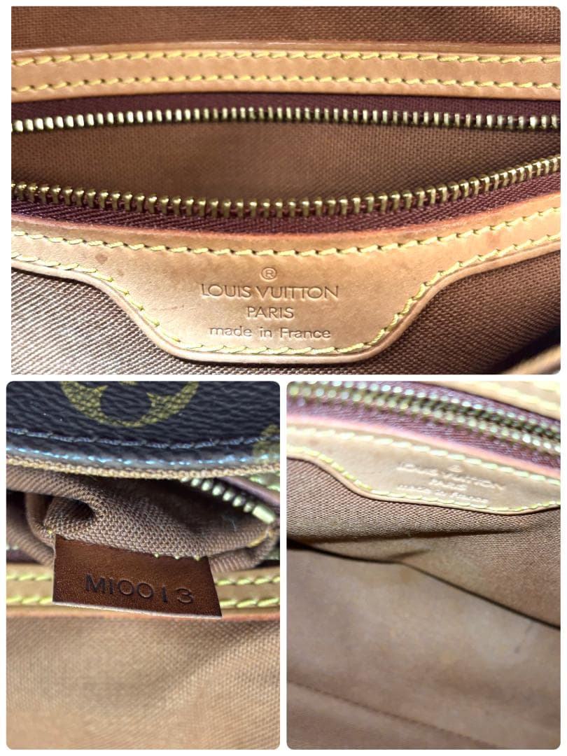 【美品】ルイヴィトン モノグラム ミニルーピング ハンドバッグ M51147