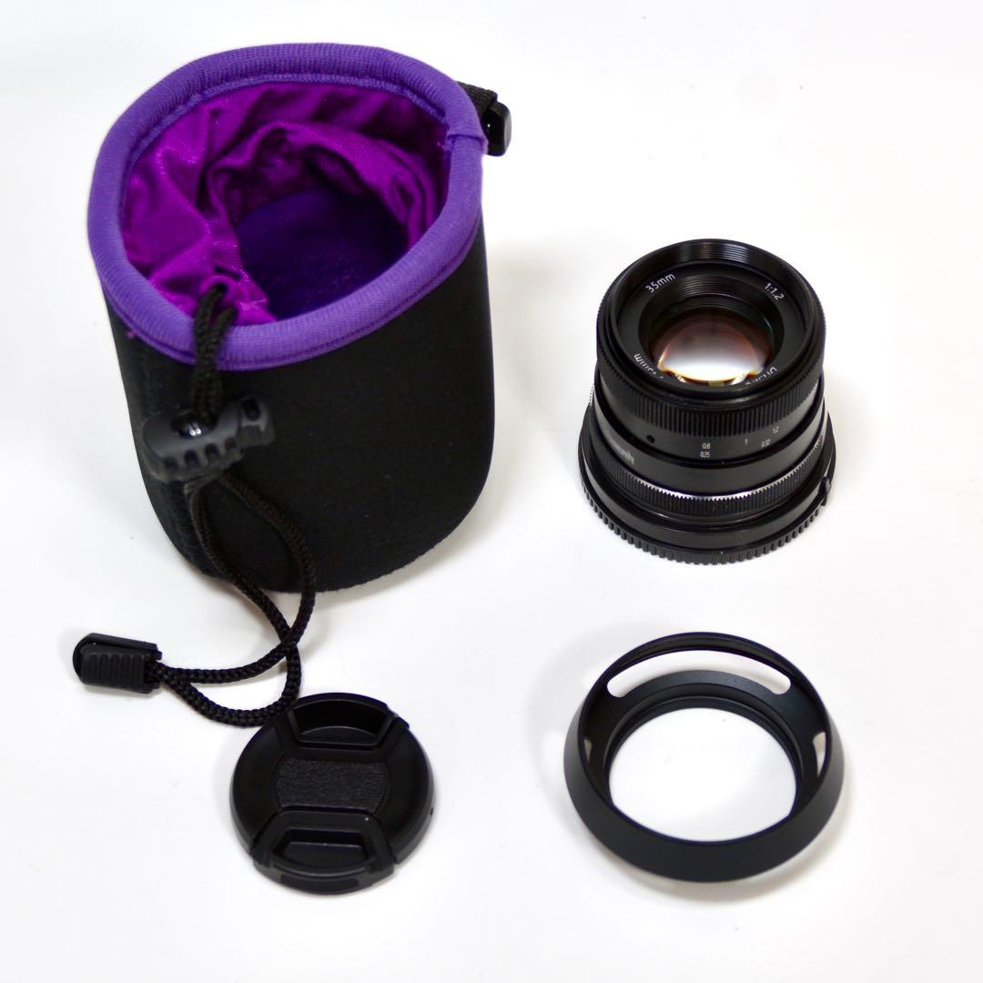 PERGEAR 35mm F1.2 大口径 単焦点レンズ Eマウント APS-C