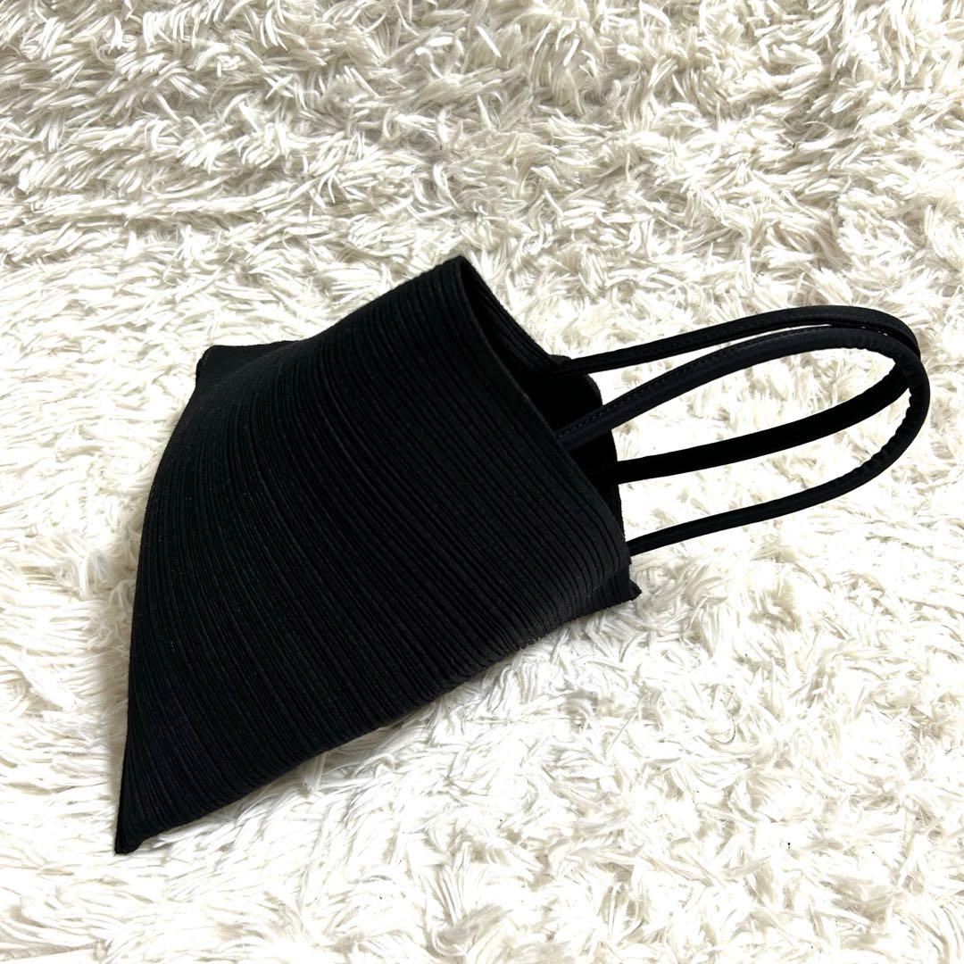 希少✨プリーツプリーズ 変形 ハンドバッグ プリーツバッグ マグネットボタン