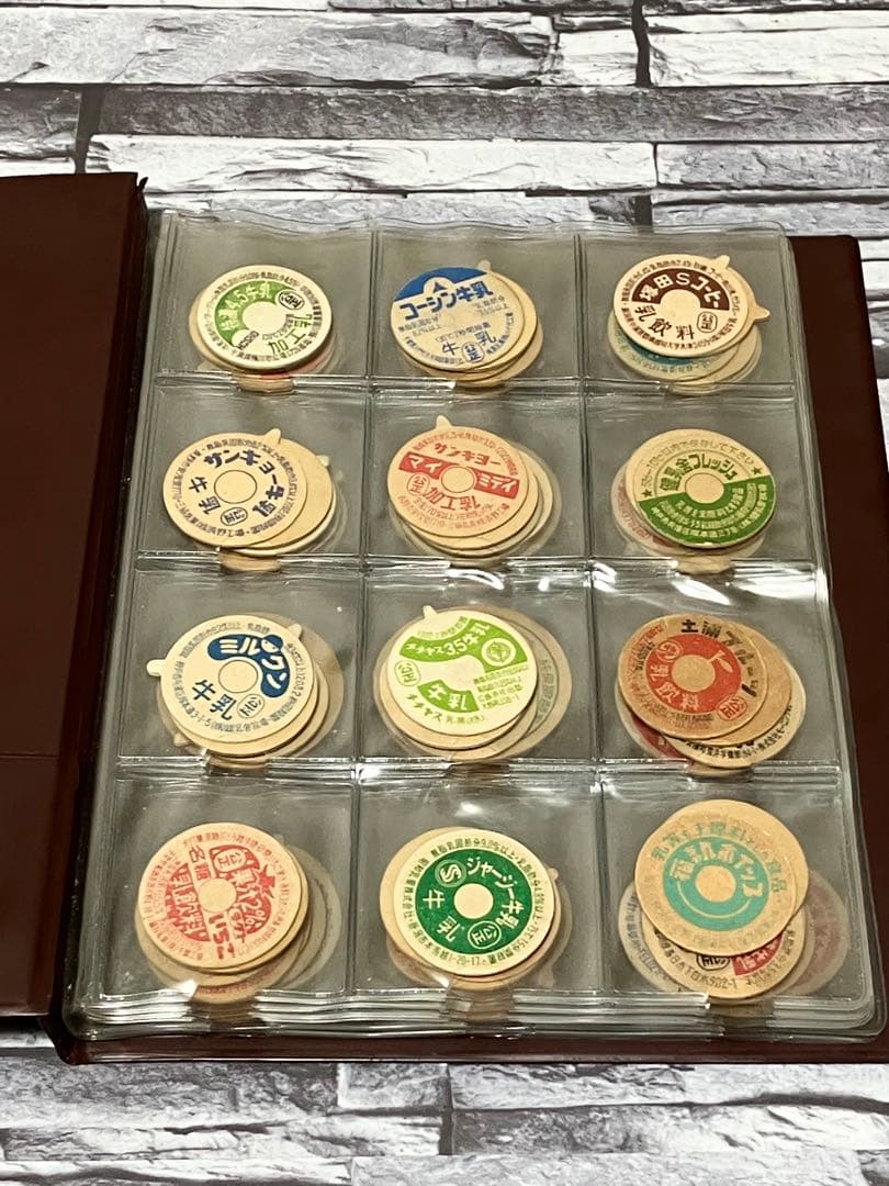 牛乳瓶のフタ　メンコ　蓋【154枚セット】