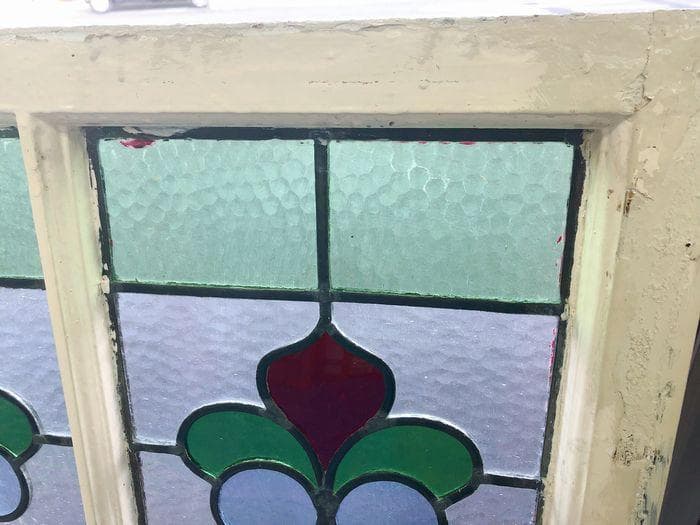 【最終値下げ】アンティーク 家具 ステンドグラス 1910年頃 英国 101A