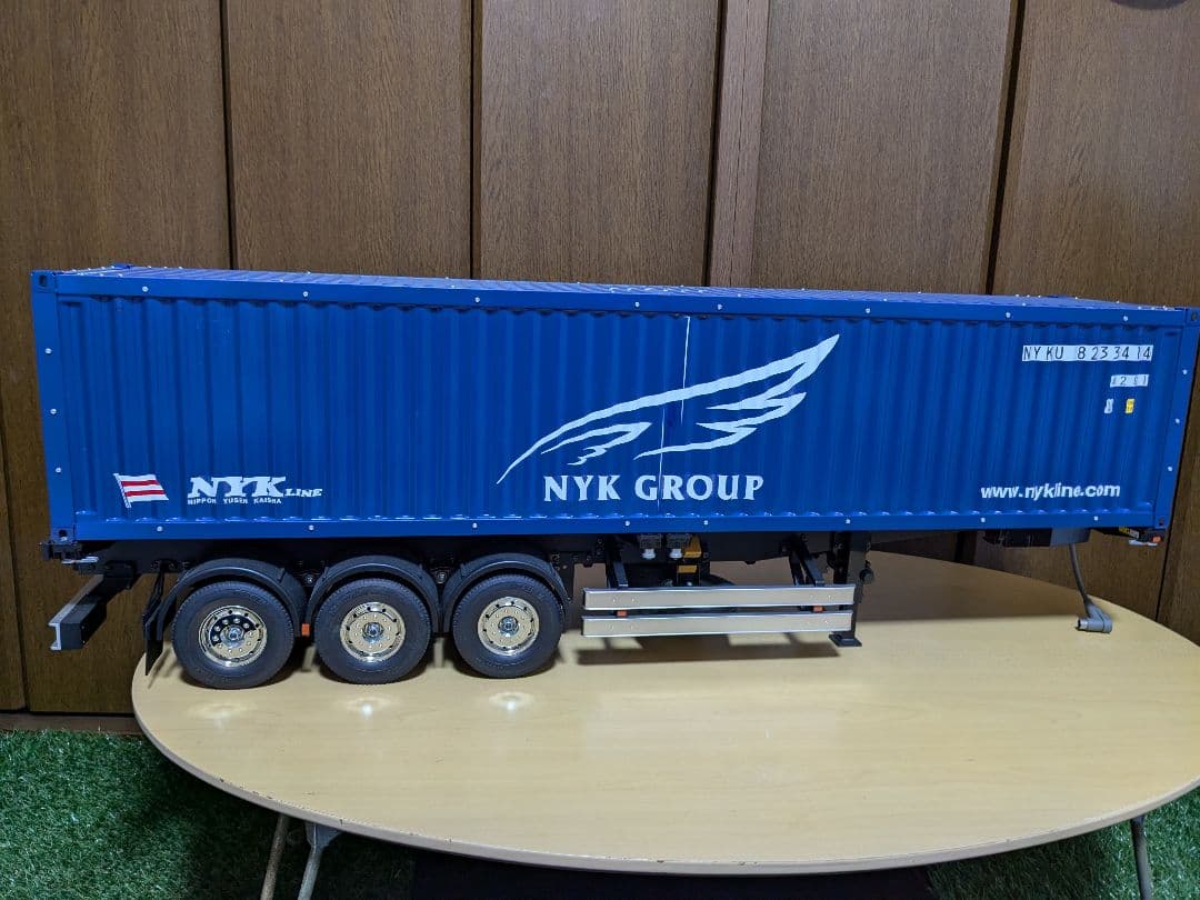 [御月]　タミヤ　1/14 セミトレーラー日本郵船40フィートコンテナ