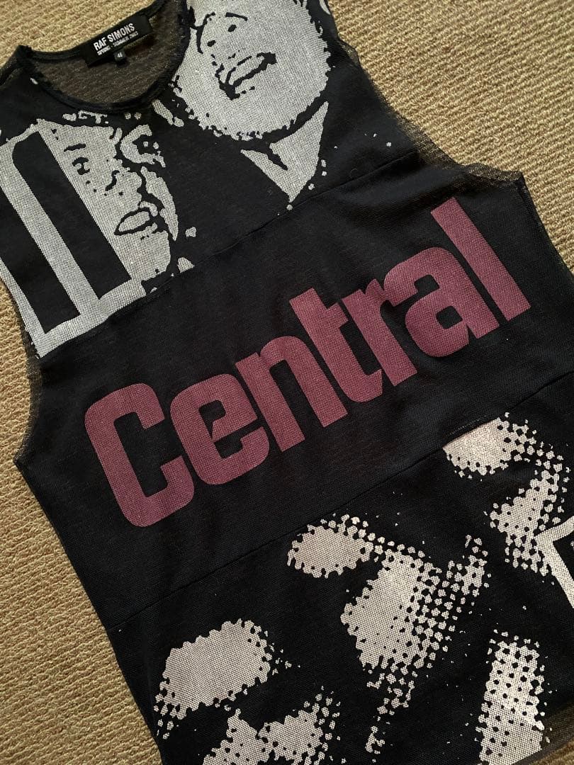 RAF SIMONS 03SS 消費者期 メッシュ タンクトップ