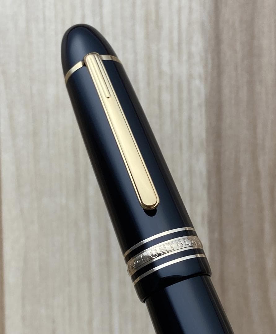 現行品 未使用に近い モンブラン 149 18K 中字 Au750吸入式 万年筆