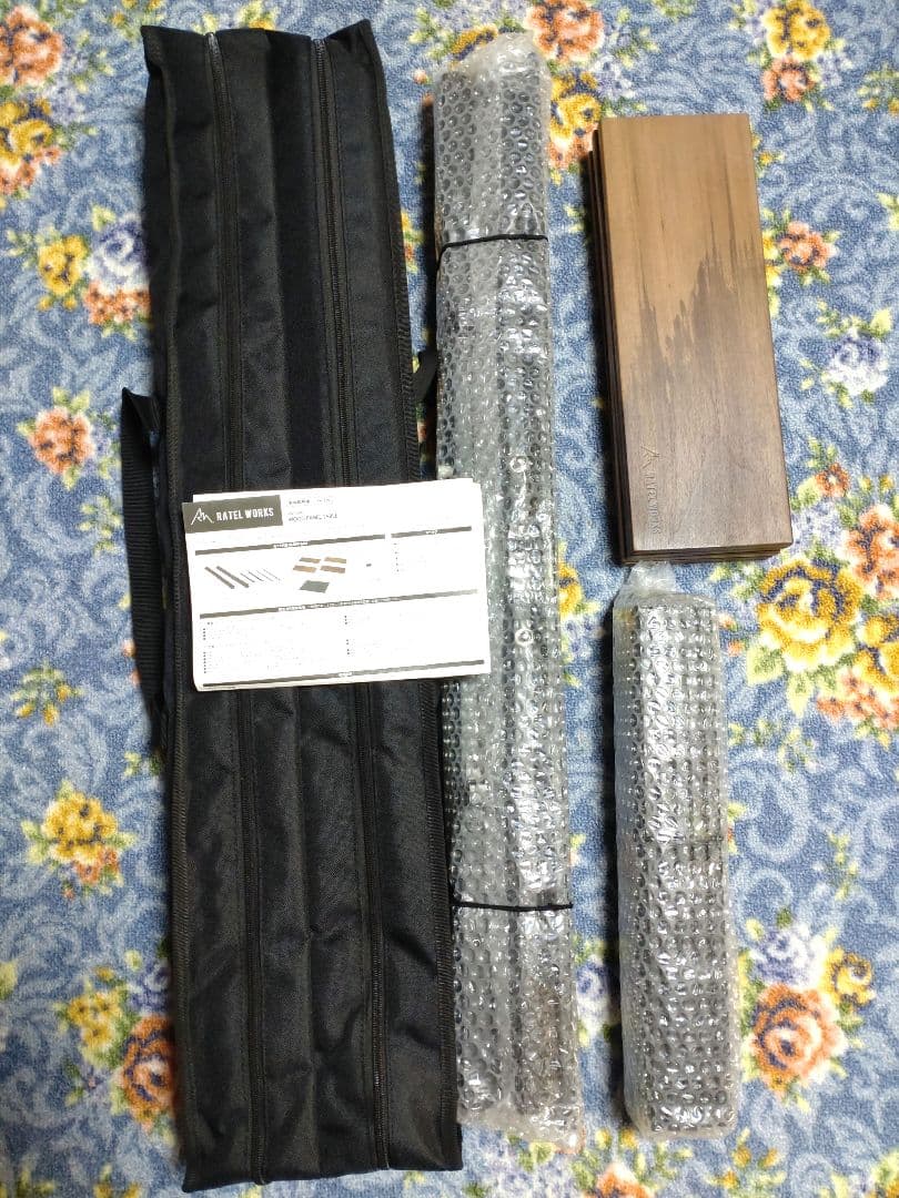 新品　RATELWORKS ウッドパネルテーブル　黒