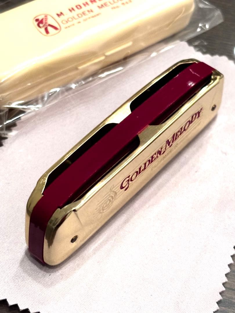 ホーナーカスタムGolden Melodyオーバーブロー仕様 C ブルースハープ