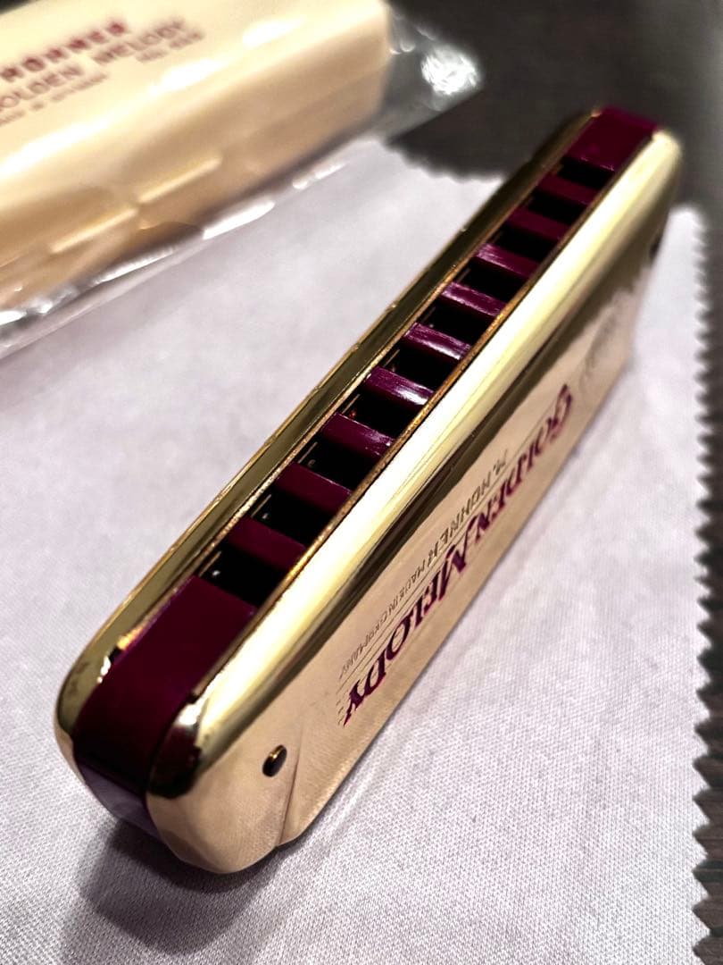 ホーナーカスタムGolden Melodyオーバーブロー仕様 C ブルースハープ