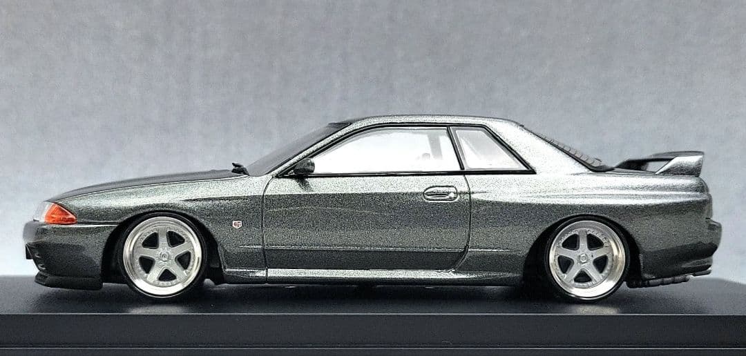 1/43　スカイライン改　R32　GT-R　スカラ－　アルミ製　深リム