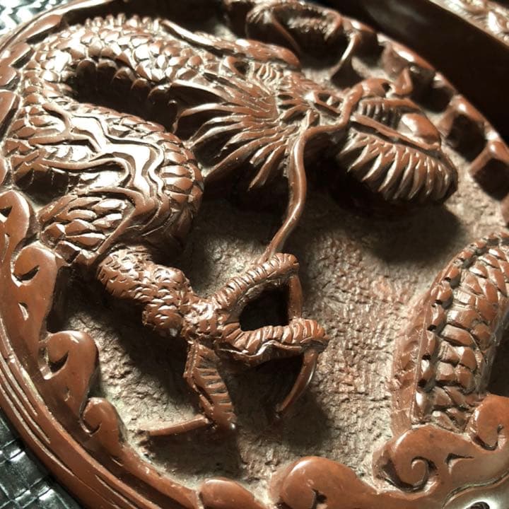 究極の古美術◼️蔵から超デカイ龍のスズリが出てきました！硯、書道具、茶道具