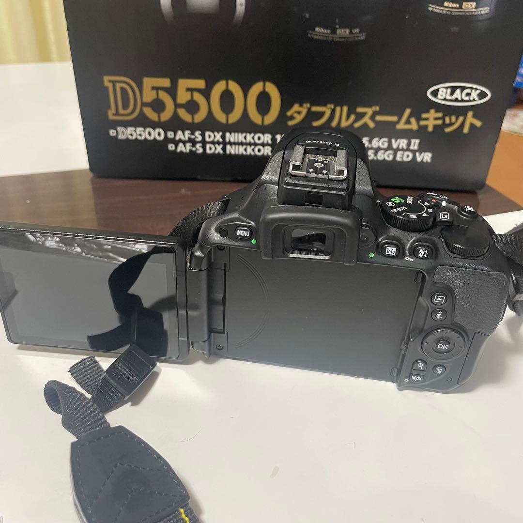 【保証有り】Nikon デジタル一眼レフカメラ D5500 ダブルズームキット