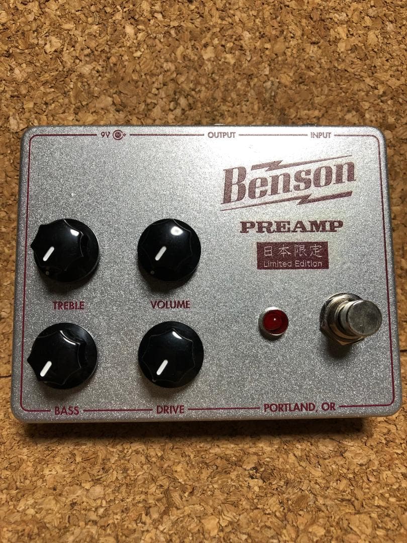 Benson Amps Preamp Pedal オーバードライブ
