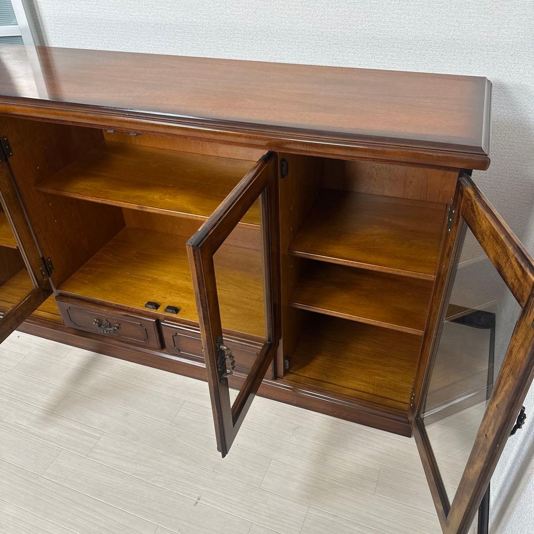 カリモク コロニアル サイドボード リビングボード キャビネット ※iso※