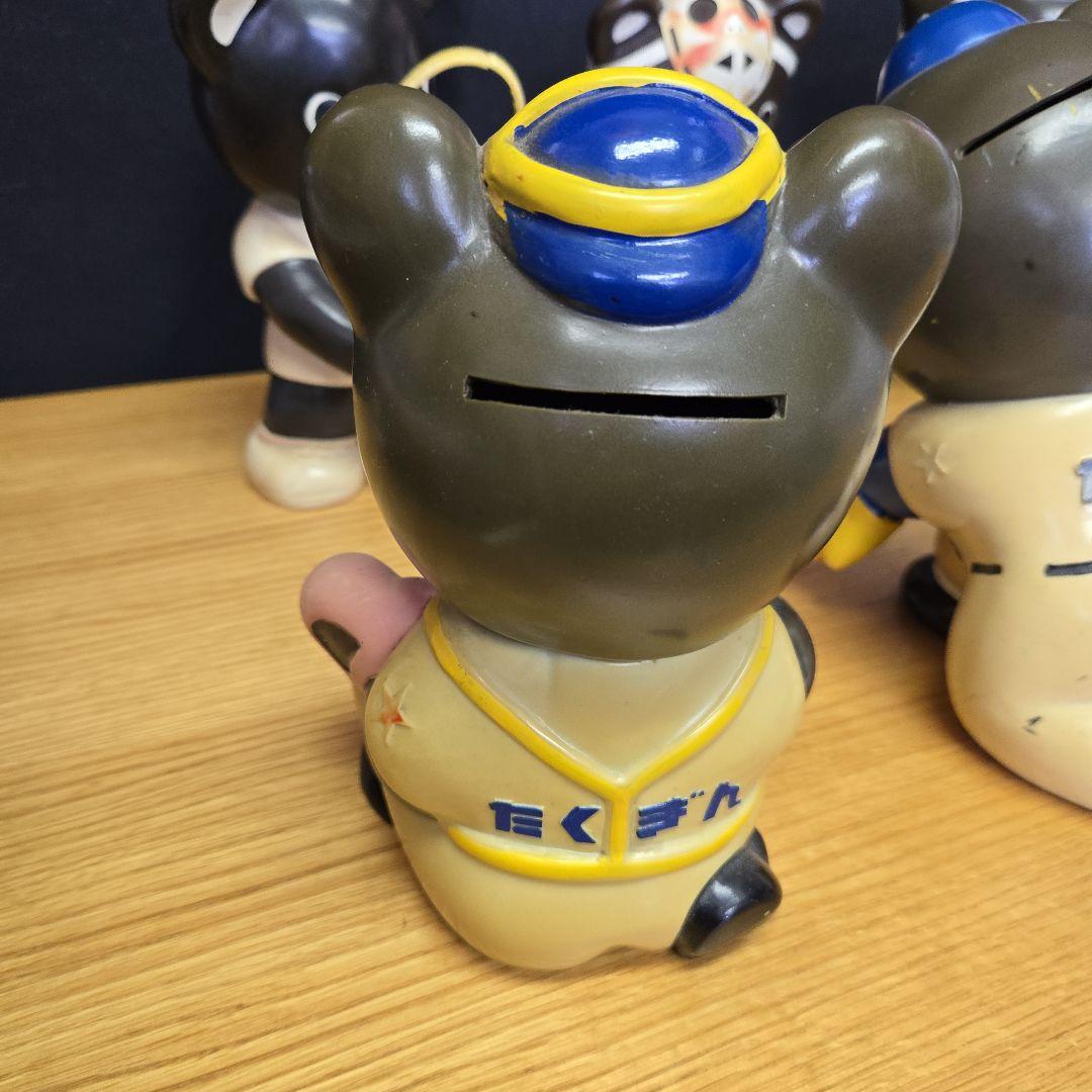 たくぎん　たくちゃん　約２５cm　ビッグサイズ　レア　貯金箱　6つ