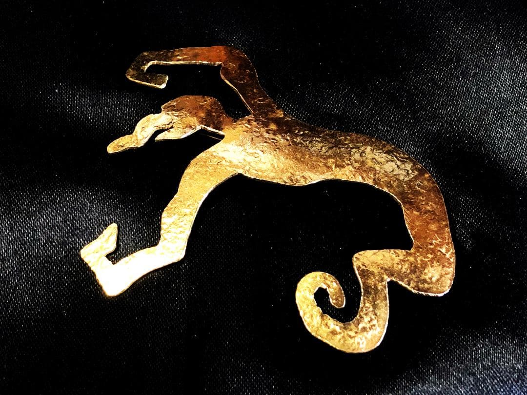 【 HERVÉ VAN DER STRAETEN 純金ブローチ 】　ヴィンテージ