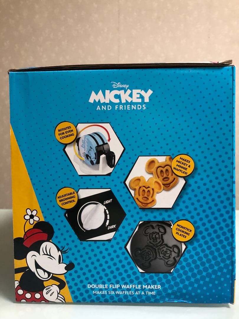 ミッキー ミニー フリップ ワッフルメーカー　 ディズニー 新品未使用