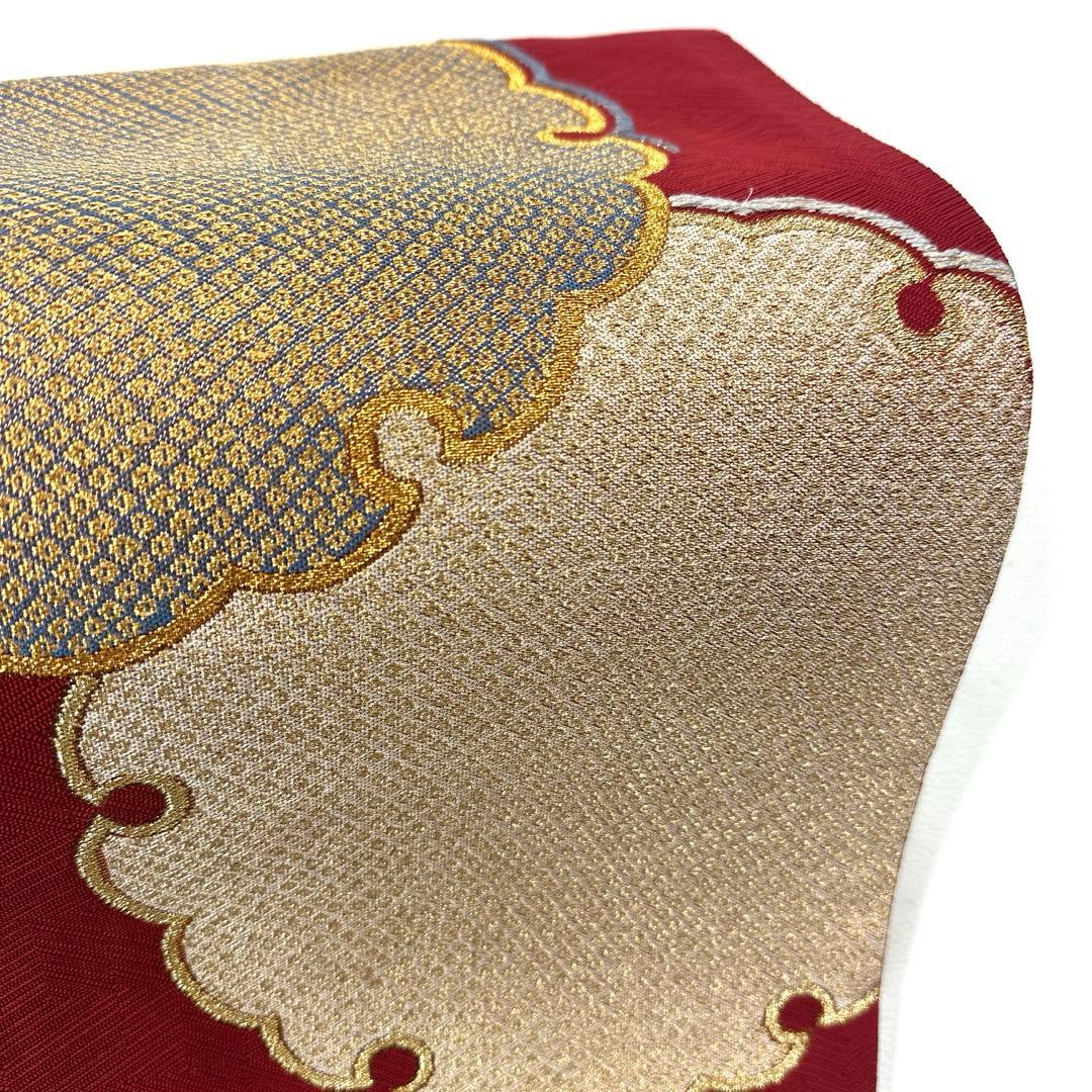 専用帯5134 ●高級 正絹 全通 袋帯 大雪輪