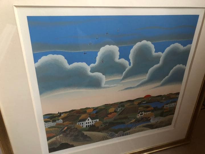 トーマス マックナイト リトグラフ 直筆サイン入り 87/175