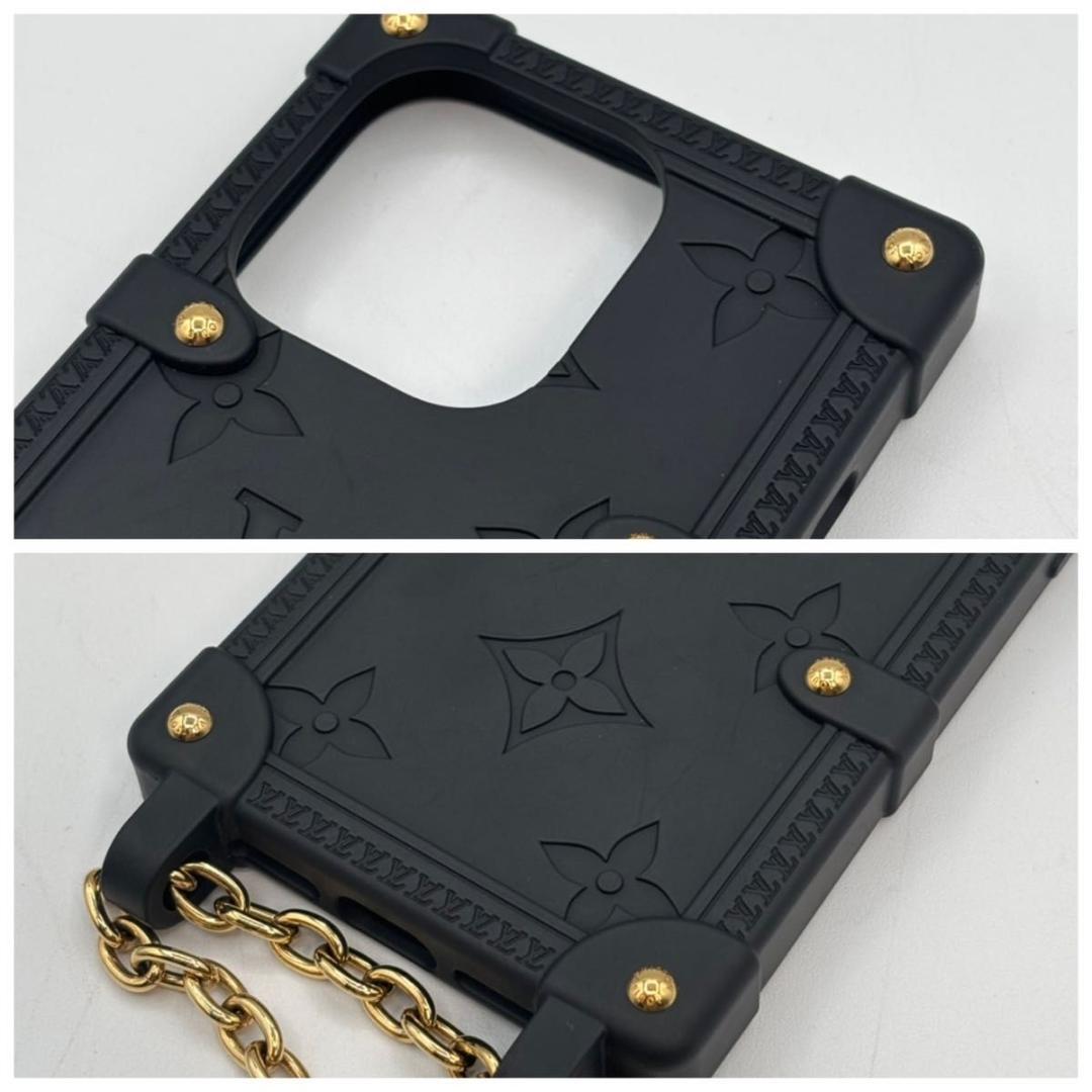 保存箱袋付 ルイヴィトン モノグラム リトランク iPhone14PRO ケース