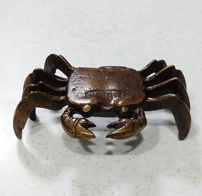 【茶道具】七種蓋置 鋳銅 大野芳光作