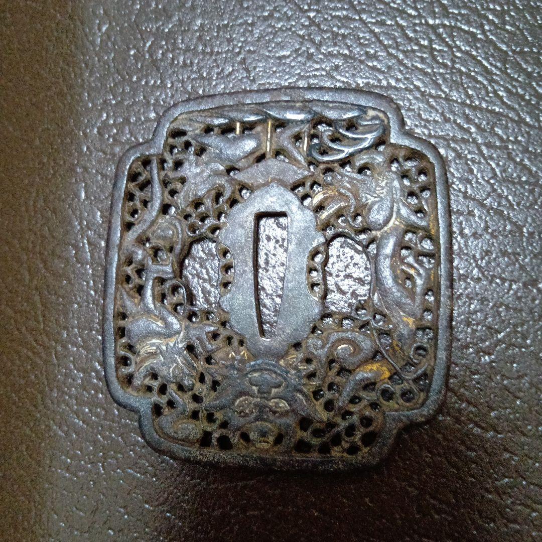 かえる　日本刀拵　室町時代　宇多　巾木18金貼り