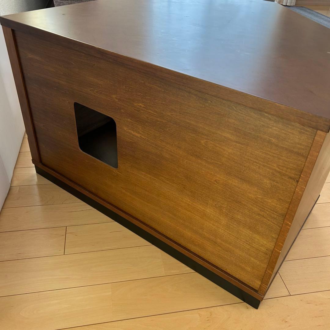 カリモク　コーナーテレビボード　テレビ台　カリモク家具　オールドカリモク　サイド