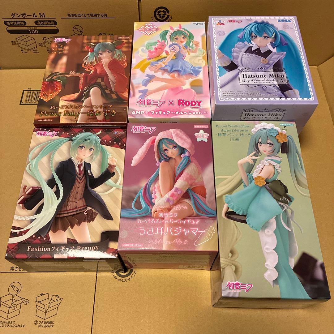 初音ミク フィギュア　6個　まとめ売り　新品未開封