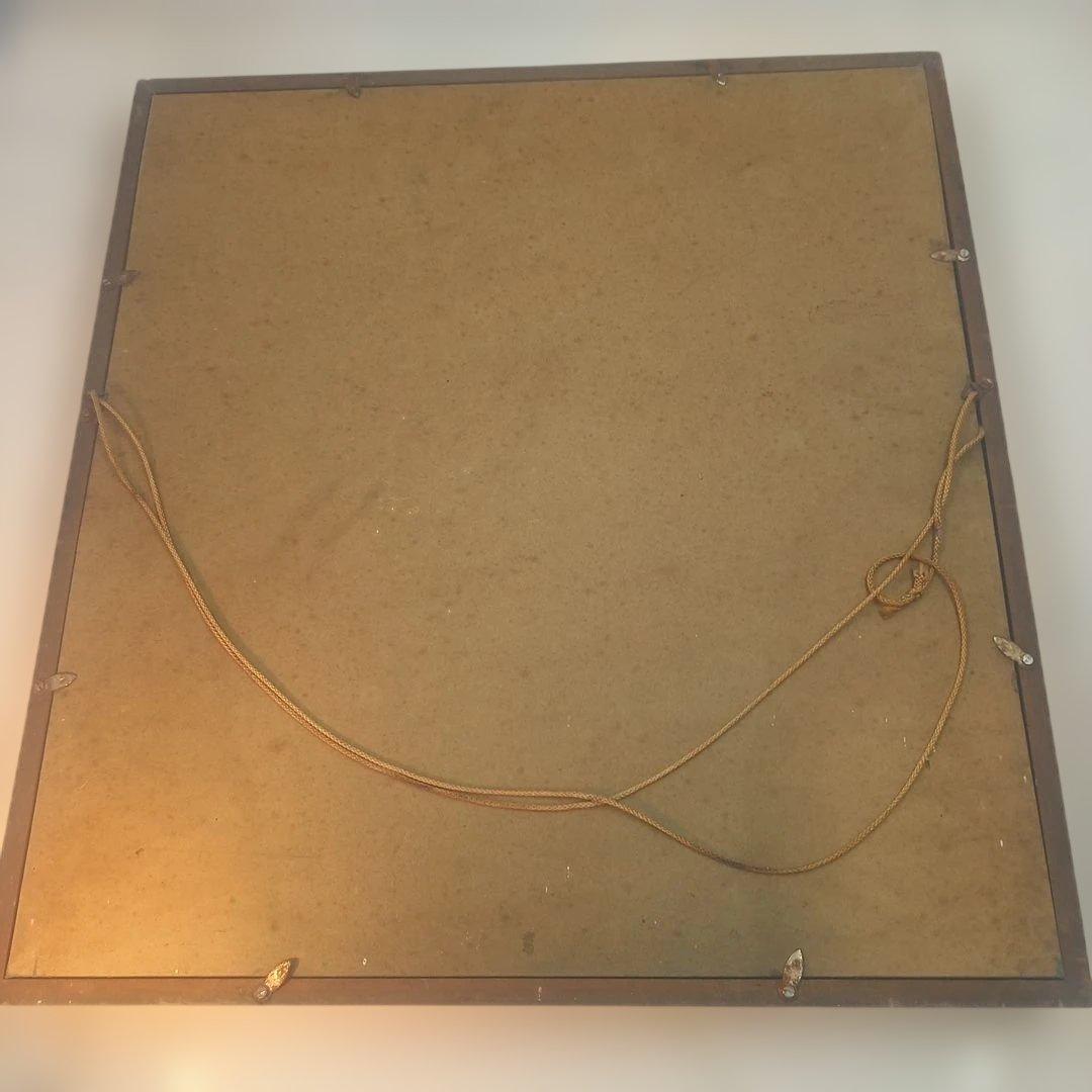 家紋「丸に抱き茗荷」置物