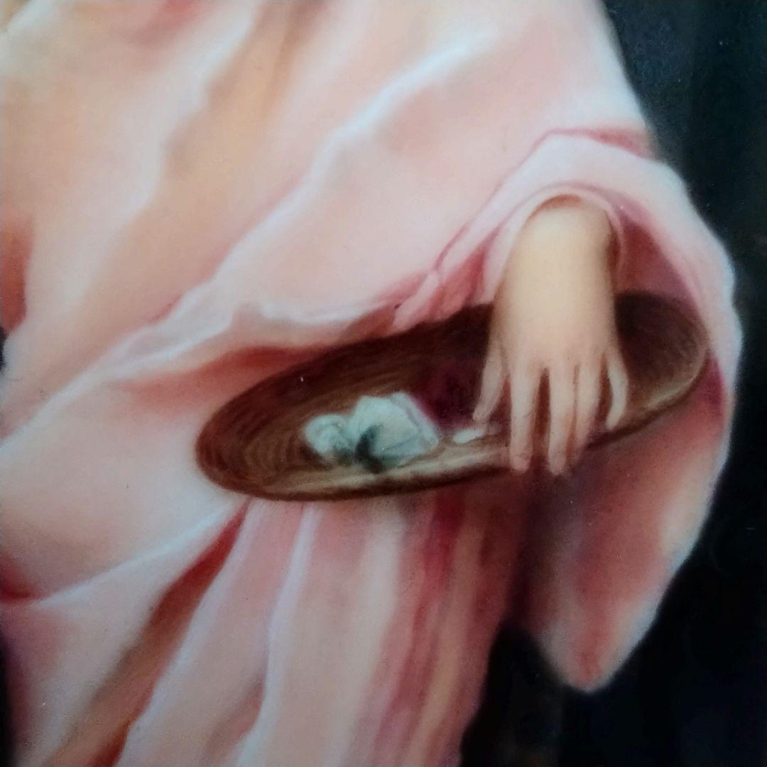 ✤KPMベルリン✤額入り陶版画✤「女性像」