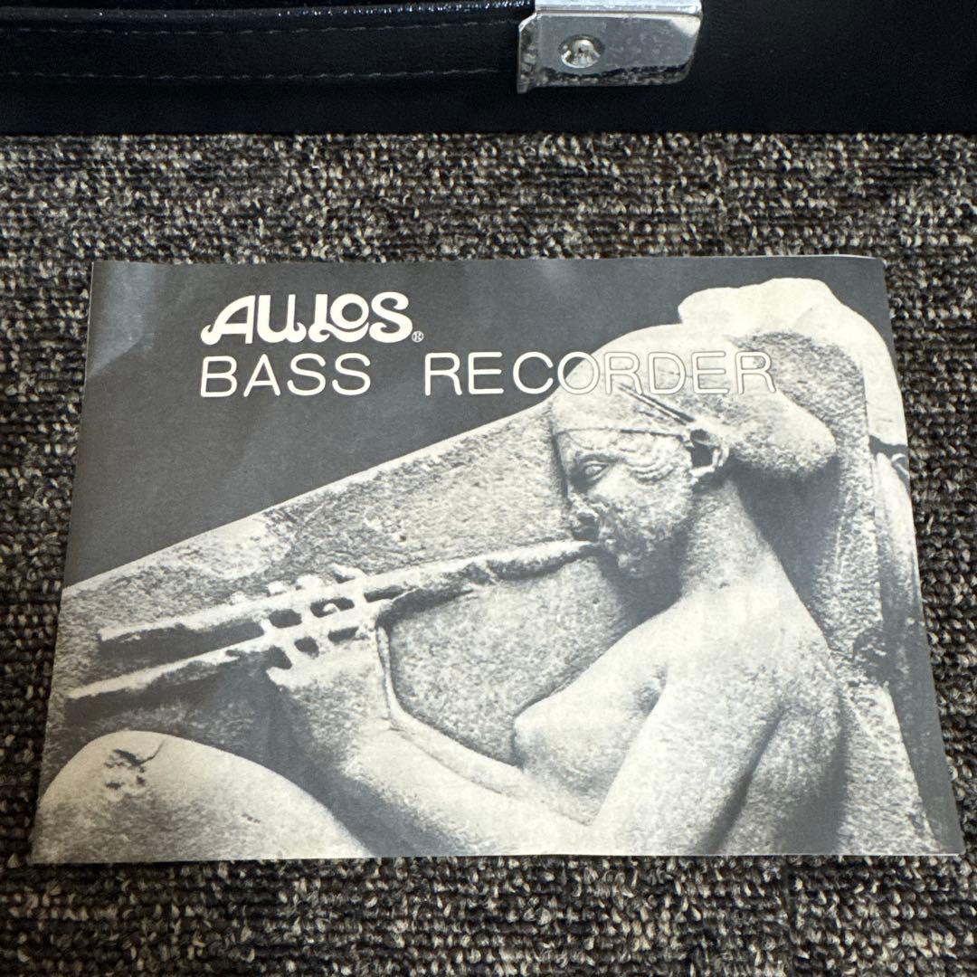 AULOS バス リコーダー バロック式 533B-E ハードケース付