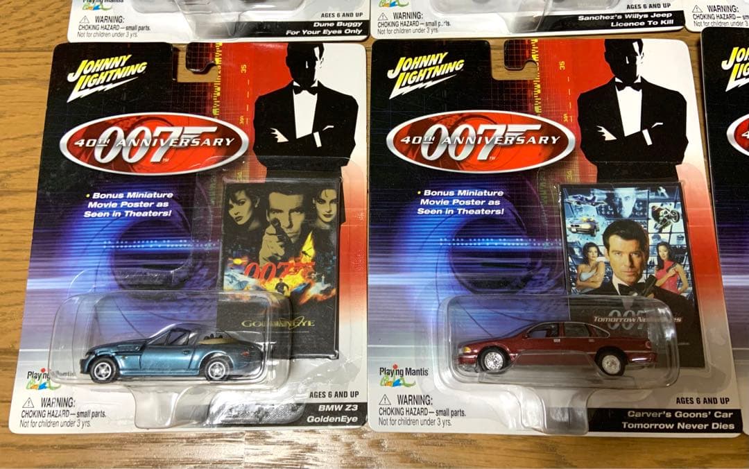 ジョニーライトニング　007 ジェームスボンド 40周年記念　ミニカー　全12種
