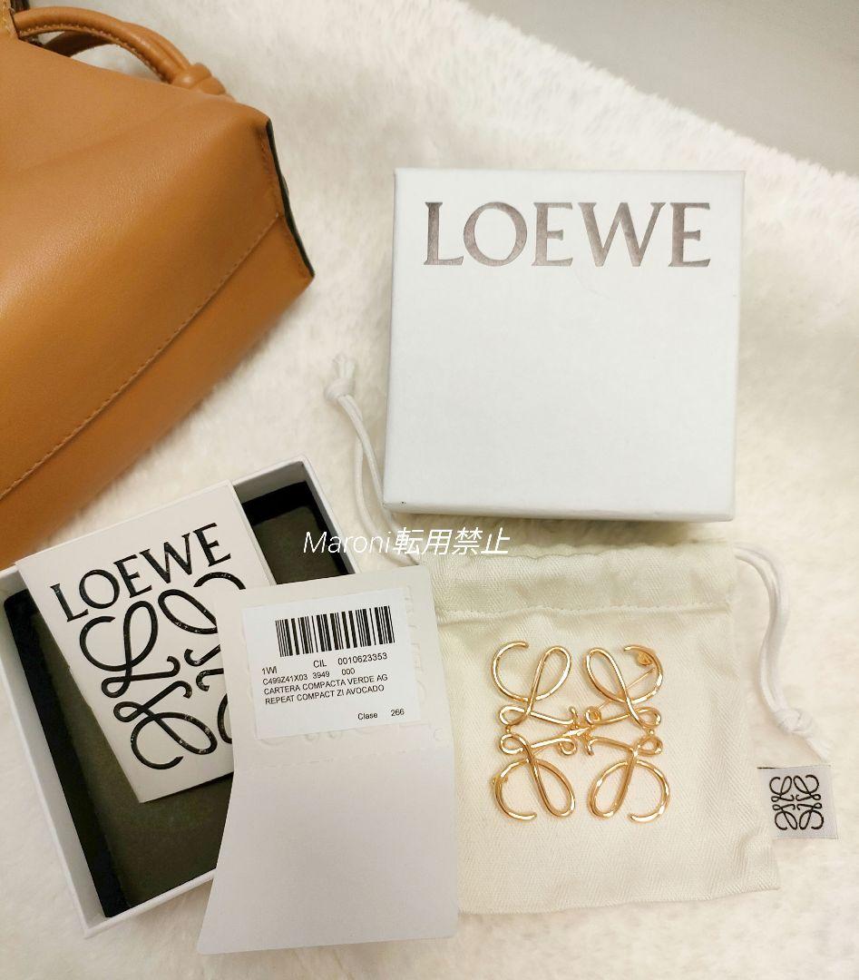 LOEWE ロエベ☆アナグラム ブローチ☆美品