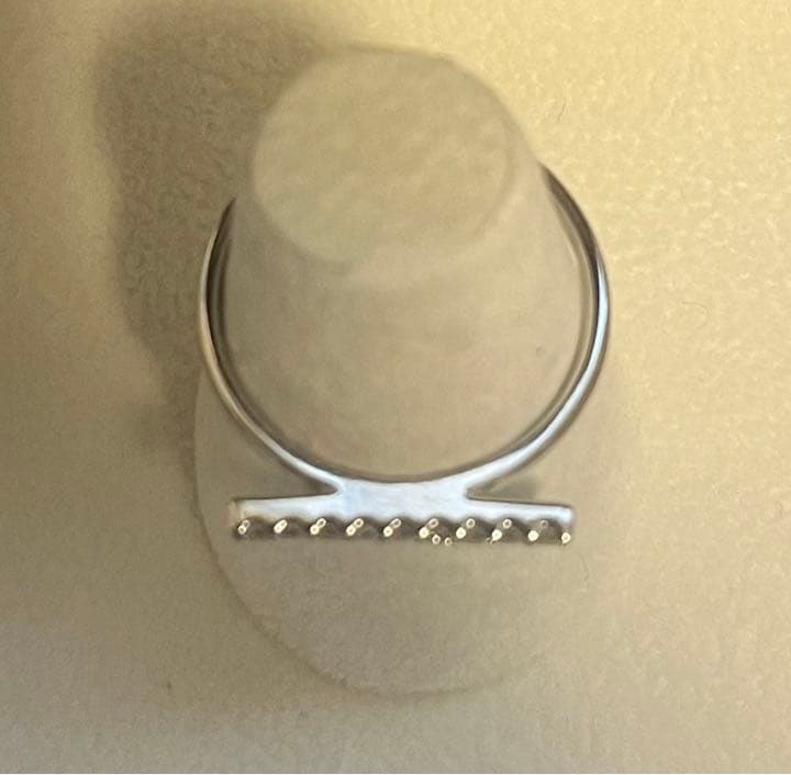 つ*る様 K18ダイヤモンドリング WG