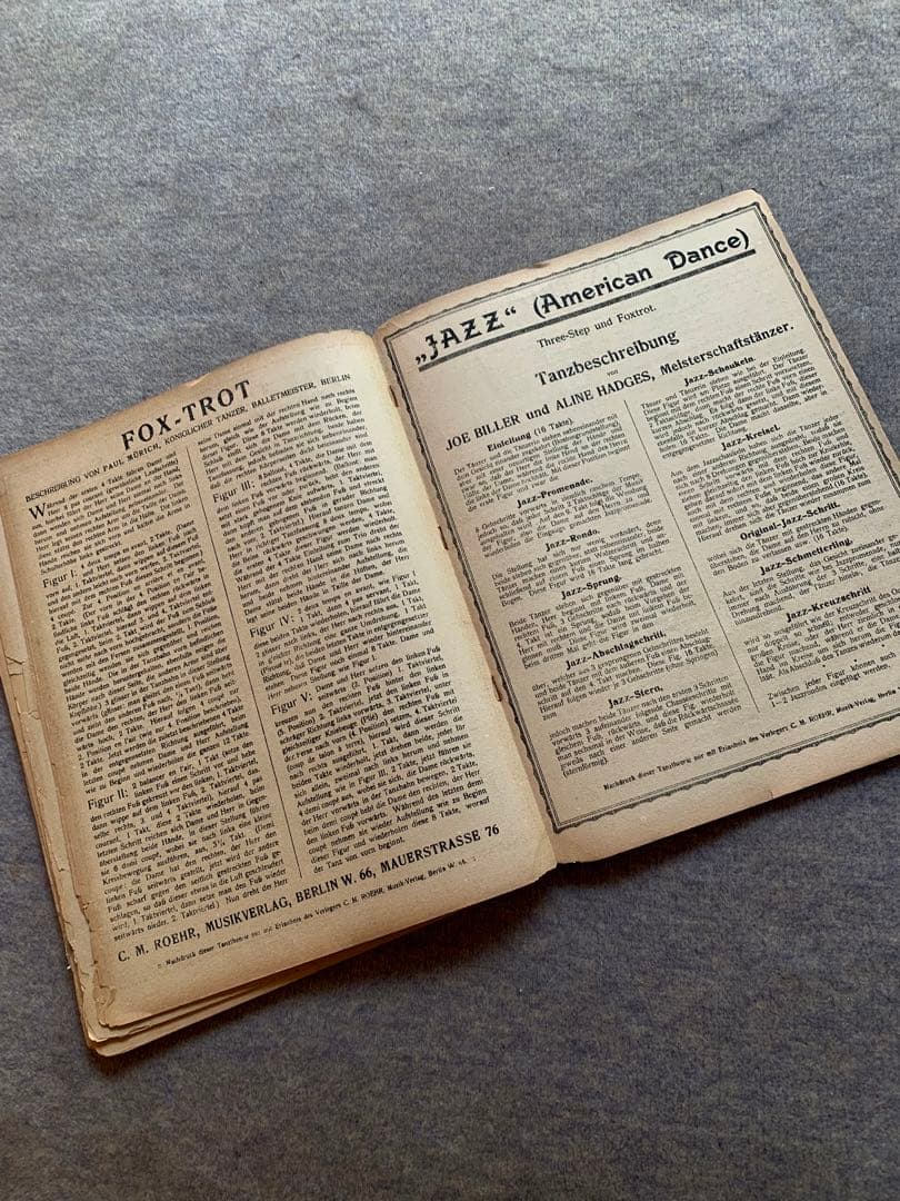 アンティーク　タンゴ　楽譜　1919年　ベルギー出版