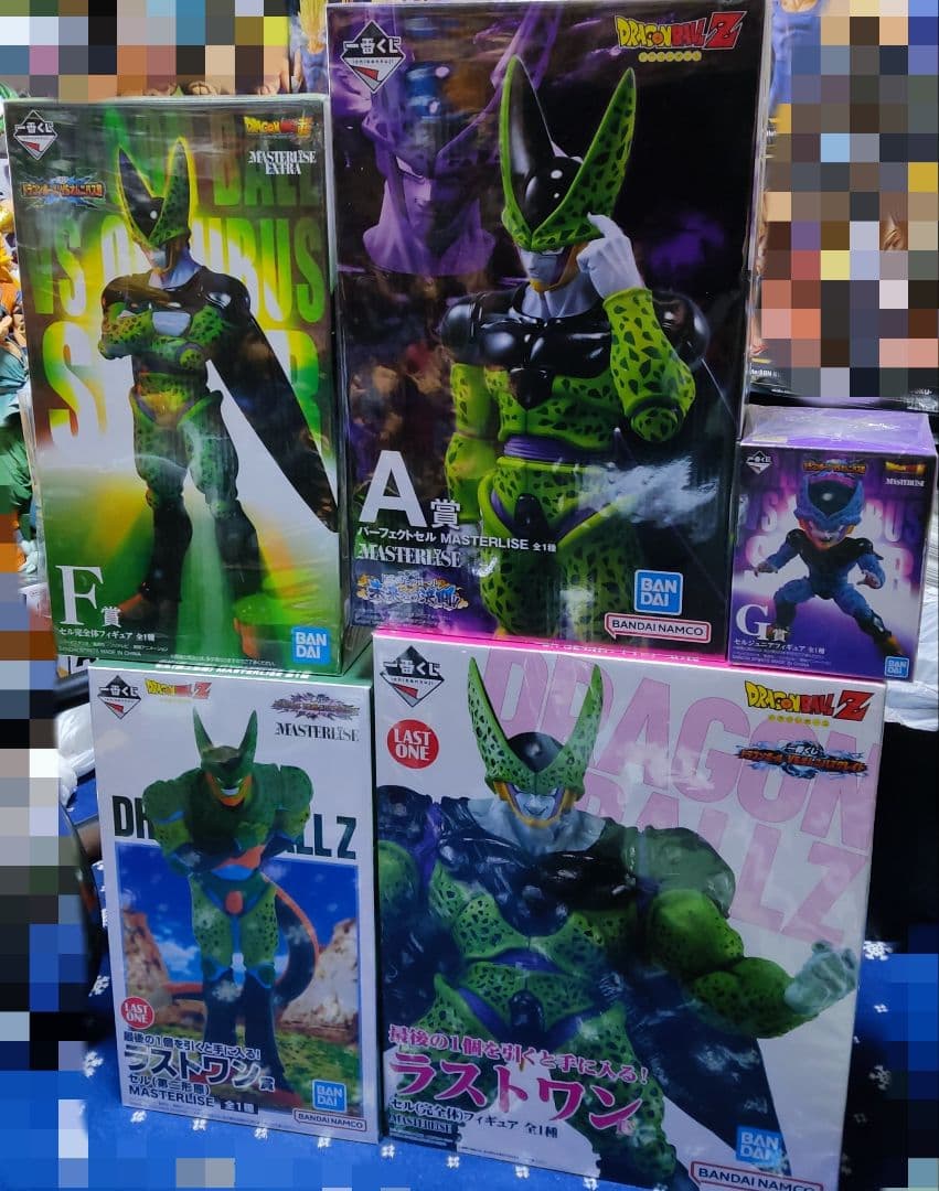 ドラゴンボール フィギュア 一番くじ 全セル 5点セット
