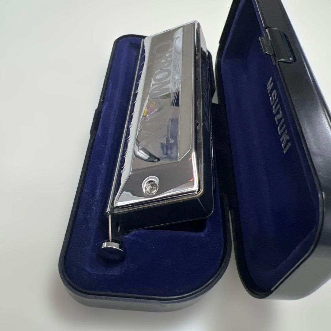 【美品】M.SUZUKIクロマチックハーモニカ SCX-48 C調 日本製