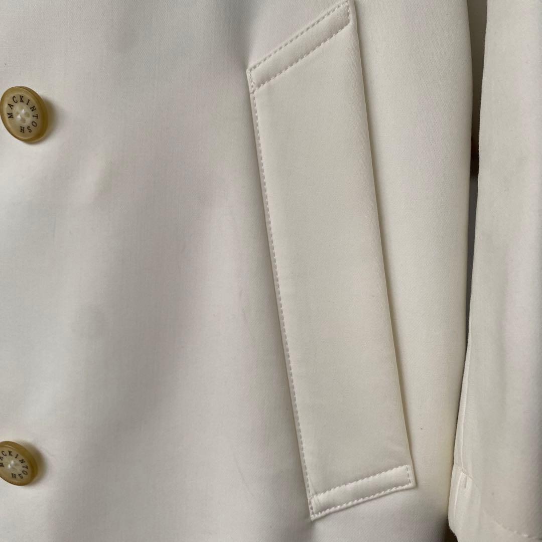 美品　マッキントッシュロンドン　ステンカラー　ゴム引きコート　M