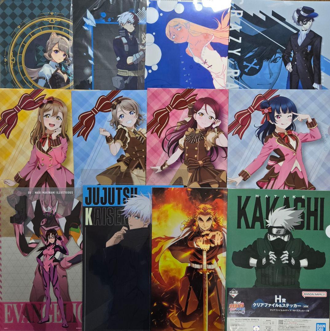 アニメグッズ キャラクターグッズ クリアファイル まとめ売り 200枚以上　②