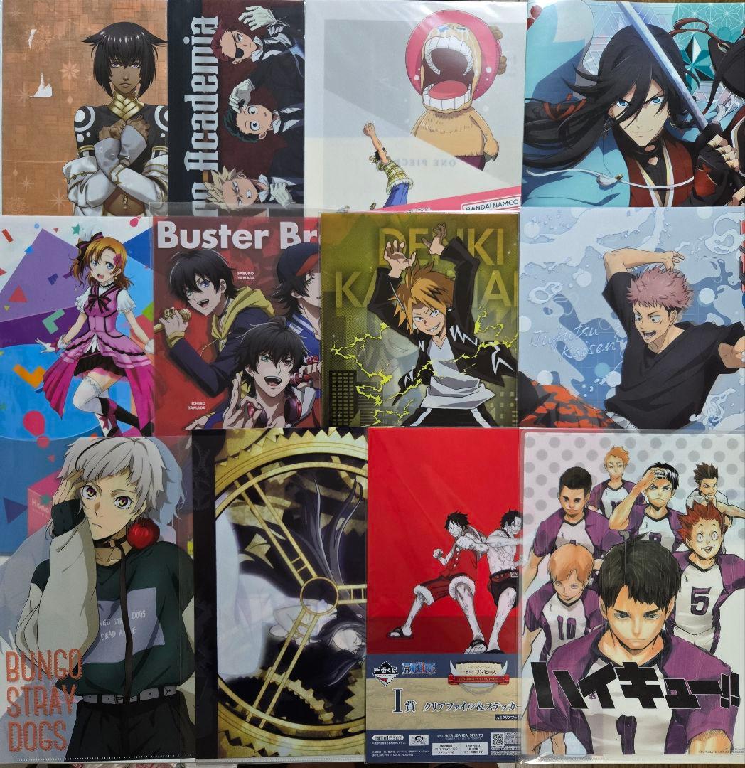 アニメグッズ キャラクターグッズ クリアファイル まとめ売り 200枚以上　②