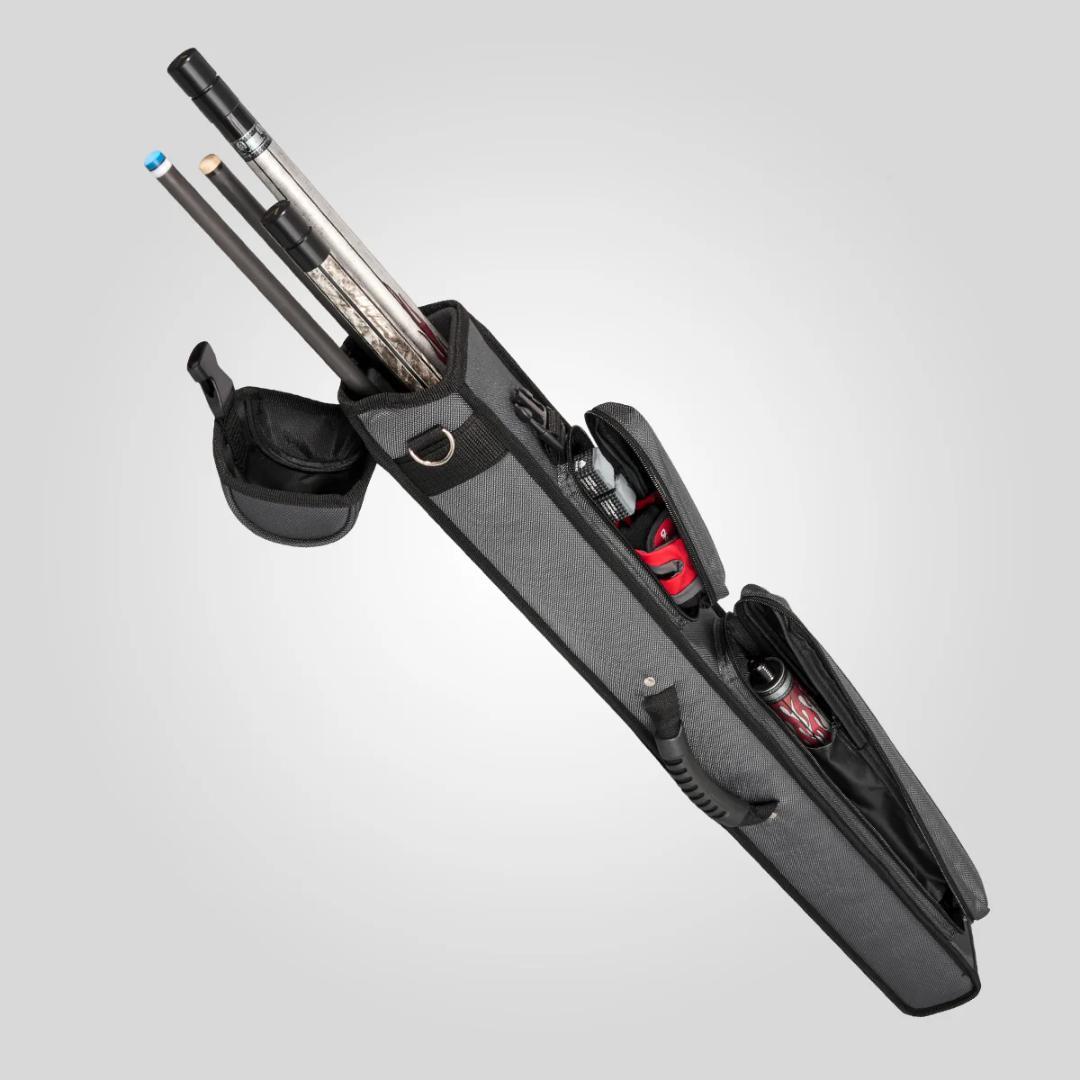 【EVO】 キューケース ハード 2バットx3シャフト - グレー