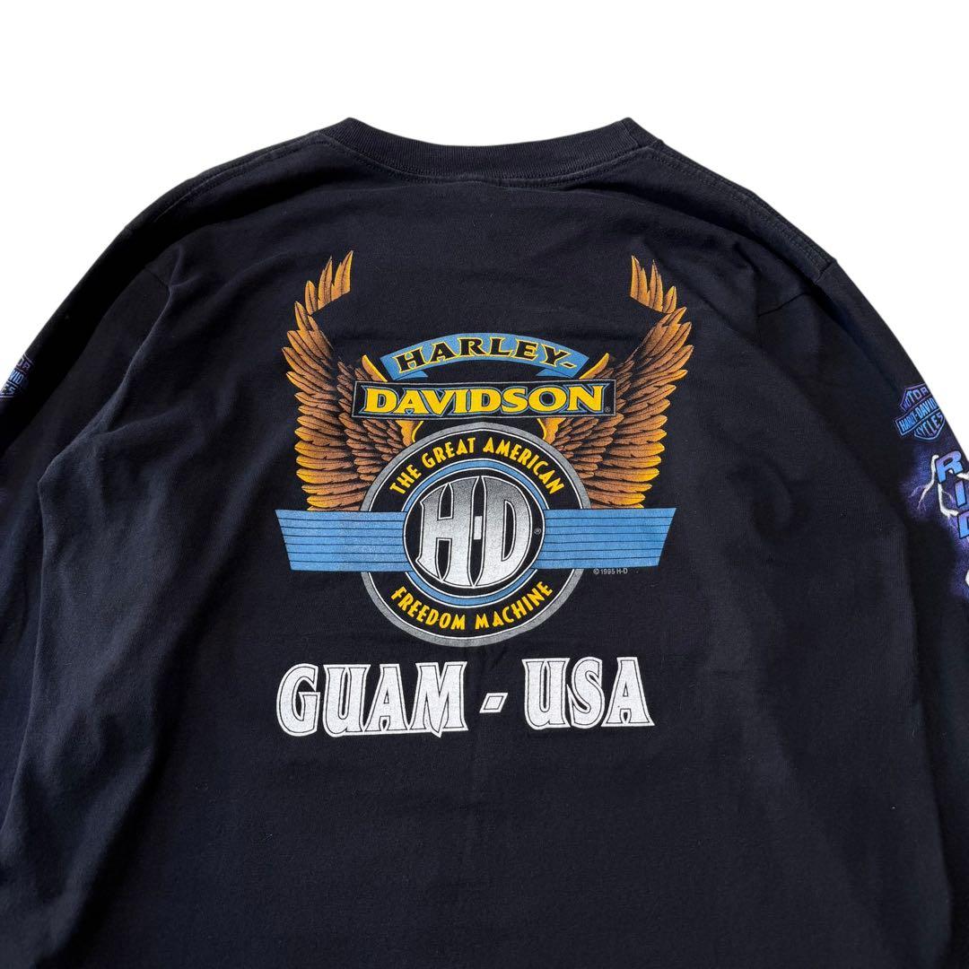 激レア ハーレー ペガサス サンダー ロンT 90s フレイム スパイダー