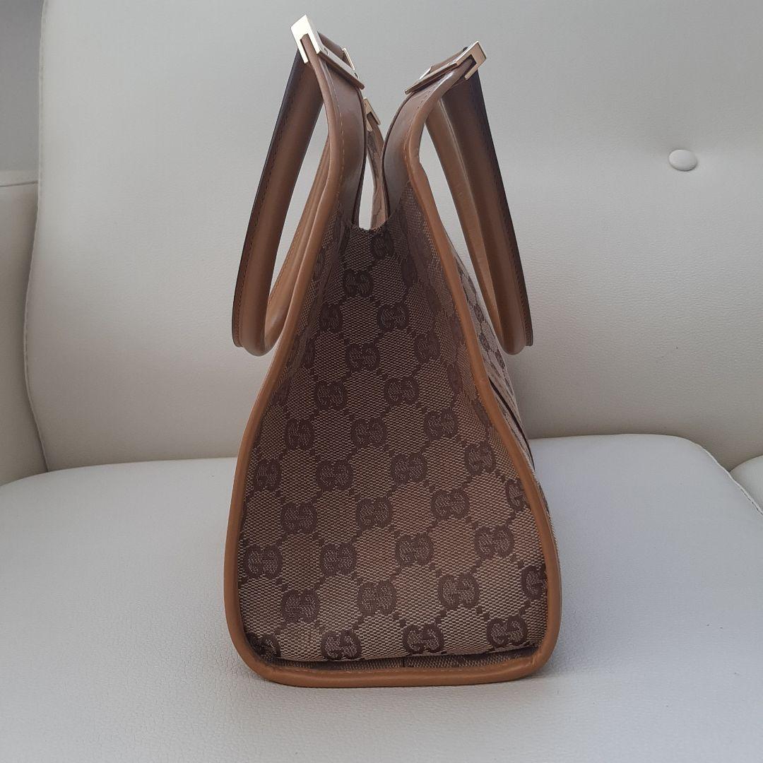 【使用感少】美品　グッチ ハンドバッグ ジャッキー ヴィンテージ ベージュ