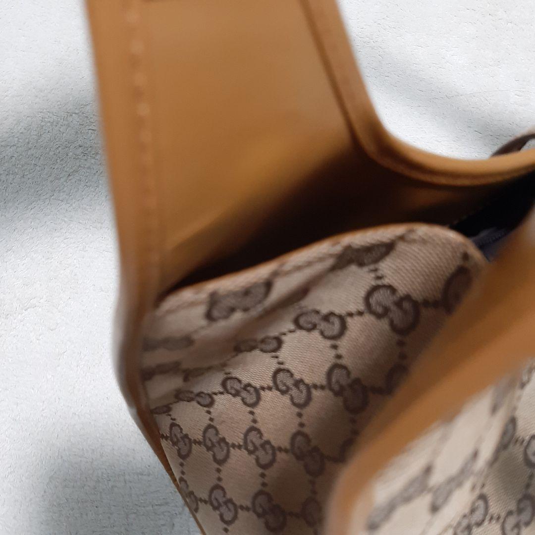 【使用感少】美品　グッチ ハンドバッグ ジャッキー ヴィンテージ ベージュ