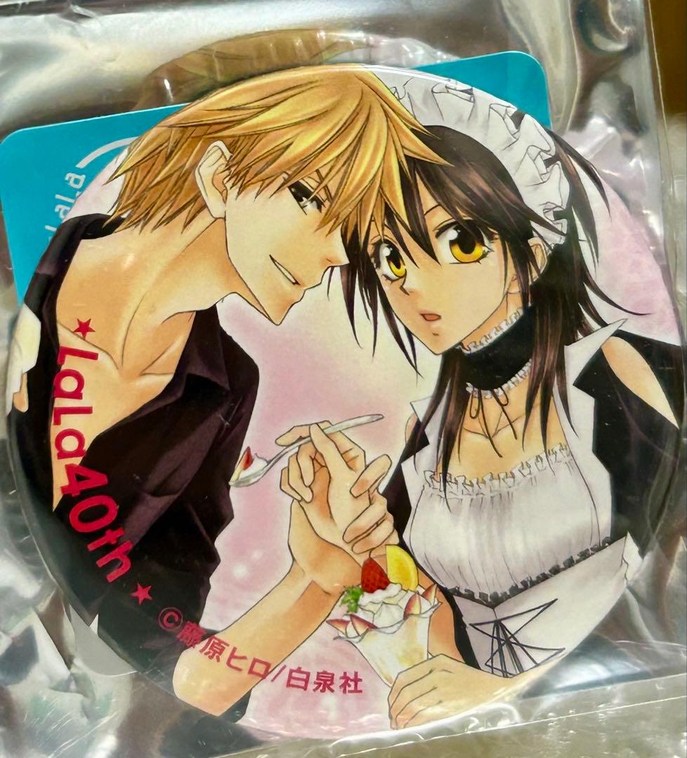 会長はメイド様　缶バッジ　LaLa40周年記念原画展　藤原ヒロ