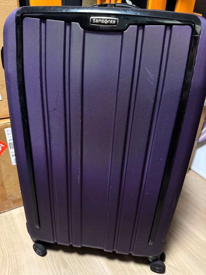 Samsonite パープル キャリーケース 2個セット