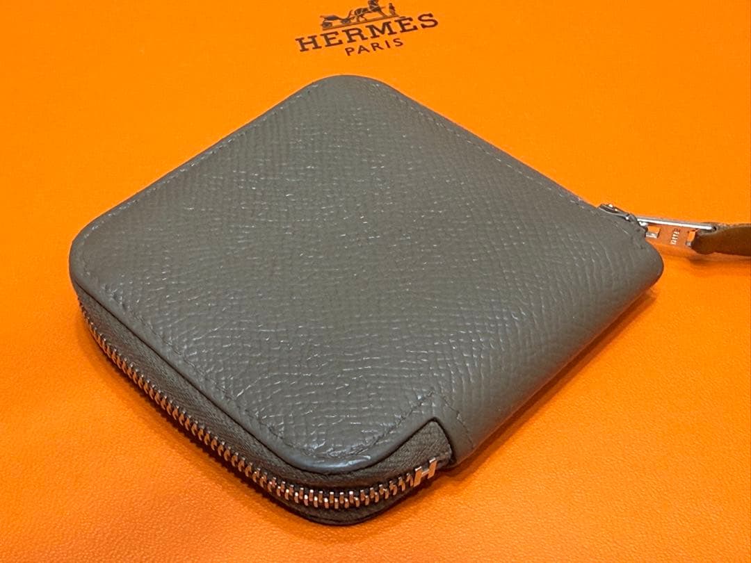 エルメス アザップコンパクト レザー 財布 正規品 ケース