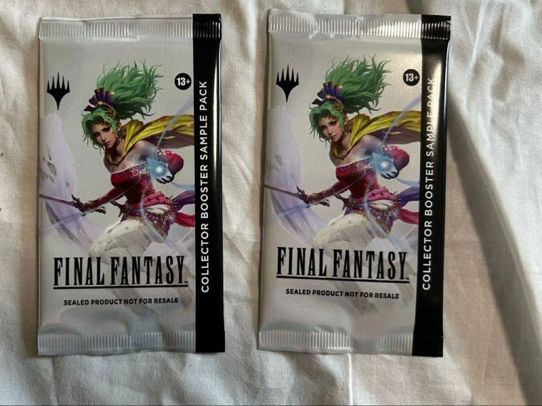ファイナルファンタジー　サンプルコレクターブースター英語版2パックセット