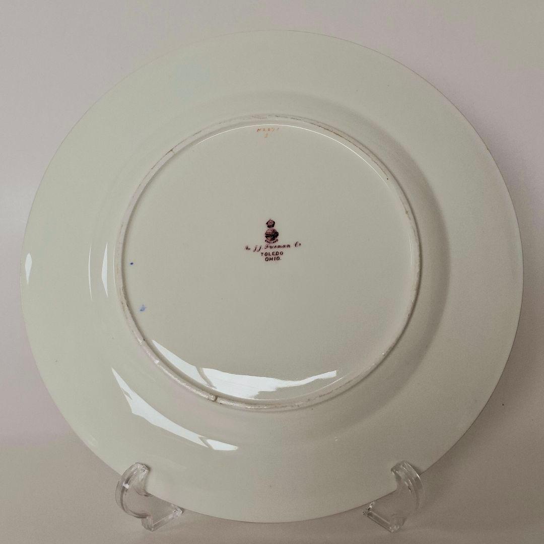 1900年 ミントン minton エナメル ターコイズ キャビネット プレート