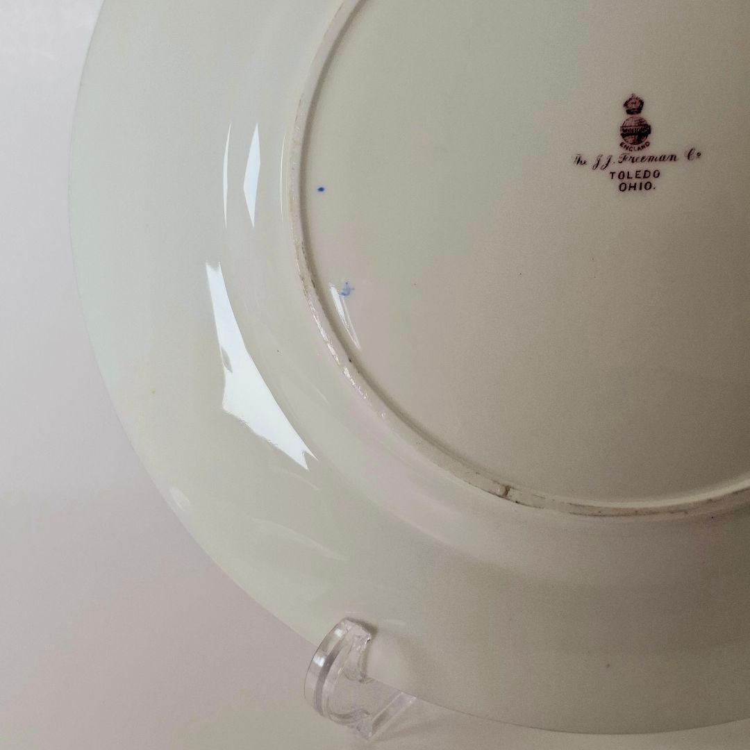 1900年 ミントン minton エナメル ターコイズ キャビネット プレート